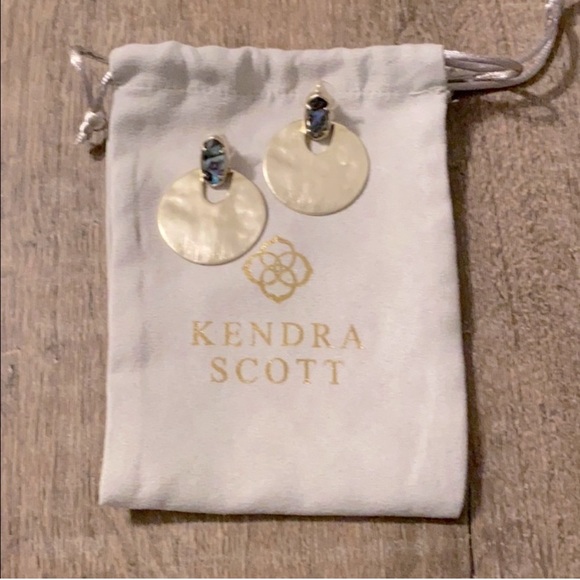 Kendra Scott Jewelry - Gold Abalone Deena Earrings!